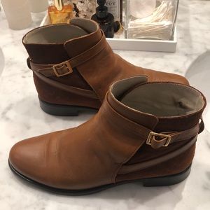 French Monoprix Saddle Booties